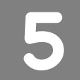 Numero 5 (cinque) Adesivo ColorTube (TUBE) Decorazioni Esterno Interno 5