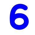 Numero 6 (sei) Adesivo ColorTube (TUBE) Decorazioni Esterno Interno 3
