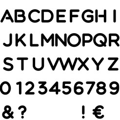 Numero 7 (sette) Adesivo ColorTube (TUBE) Decorazioni Esterno Interno 1 2