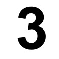 Numero 3 (tre) Adesivo Arial Decorazioni Esterno Interno 1