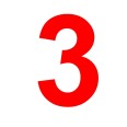 Numero 3 (tre) Adesivo Arial Decorazioni Esterno Interno 7