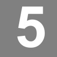 Numero 5 (cinque) Adesivo Arial Decorazioni Esterno Interno 5