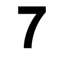 Numero 7 (sette) Adesivo Arial Decorazioni Esterno Interno 1