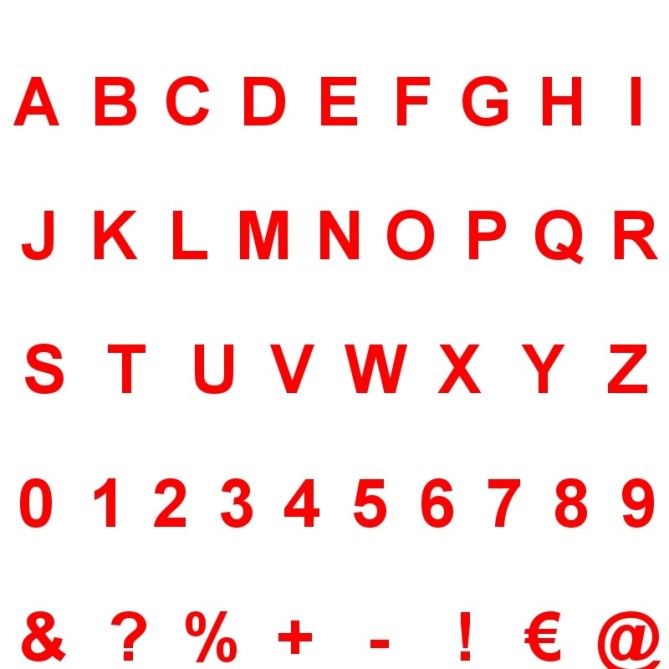 Numero 7 (sette) Adesivo Arial Decorazioni Esterno Interno 8