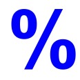 Simbolo % (percentuale) Adesivo Arial Decorazioni Esterno Interno 3