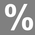 Simbolo % (percentuale) Adesivo Arial Decorazioni Esterno Interno 5