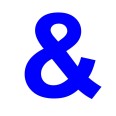 Simbolo & (e Commerciale) Adesivo Arial Decorazioni Esterno Interno 3