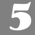 Numero 5 (cinque) Adesivo Goudy Stout (CANADA) Decorazioni Esterno Interno 5