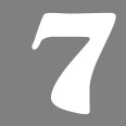 Numero 7 (sette) Adesivo Goudy Stout (CANADA) Decorazioni Esterno Interno 5