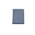 Agenda giornaliera 2026 jeans chiusura zip 17x24cm porta penna multilingua blu 3
