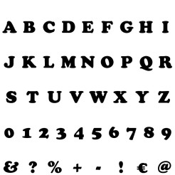 Numero 3 (tre) Adesivo Cooper black (CHICAGO) Decorazioni Esterno Interno 1 2