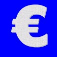 Simbolo € (euro) 3d Polistirolo Bianco Arial Decorazioni Esterno Interno 1