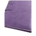 Agenda giornaliera 2026 similpelle chiusura fibbia 15x21cm A5 sab dom separati tasca porta penna multilingua viola 3