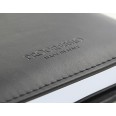 Agenda giornaliera 2026 similpelle chiusura fibbia 15x21cm A5 sab dom separati tasca porta penna multilingua nera 6