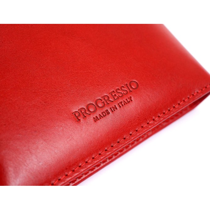 Agenda giornaliera 2026 vera pelle "ELEGANT" con chiusura fibbia 15x21cm A5  rosso 5