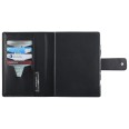 Agenda giornaliera 2026 vera pelle chiusura fibbia 15x21cm A5 tasca porta penna multilingua nero 6