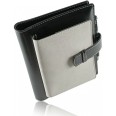 Agenda giornaliera 2026 similpelle chiusura fibbia 15x21cm A5 sab dom separati tasca porta penna multilingua beige nero 2