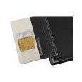 Agenda giornaliera 2026 similpelle chiusura fibbia 15x21cm A5 sab dom separati tasca porta penna multilingua beige nero 3