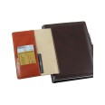 Agenda giornaliera 2026 similpelle chiusura fibbia 15x21cm A5 sab dom separati tasca multilingua marrone 5