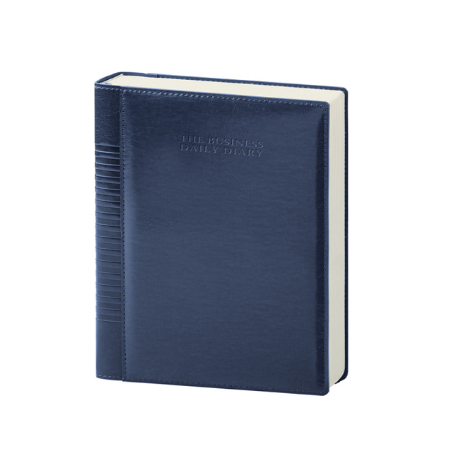 Agenda giornaliera BUSINESS 2027 similpelle 17x24cm agenda del presidente blu 2