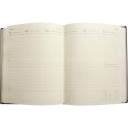 Agenda settimanale BUSINESS 2026 similpelle 21x26cm A4 agende del presidente marrone 2