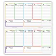 Agenda Settimanale Tascabile Colors 8x15 Tascabile - Mini Planning 1