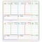 Agenda Settimanale Tascabile Colors 8x15 Tascabile - Mini Planning 1