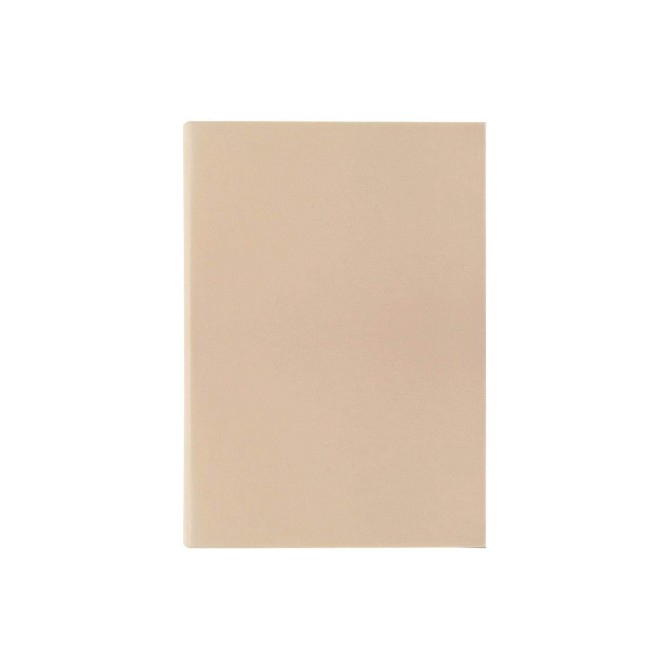 Ricambio agenda blocco fisso giornaliera a righe similpelle 2026 11x17cm 80gr sab dom insieme beige 2