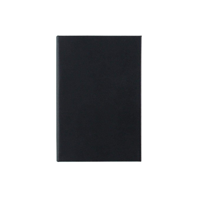 Ricambio agenda blocco fisso giornaliera a righe similpelle 2026 11x17cm 80gr sab dom separati nera 2
