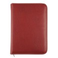 Agenda giornaliera 2026 similpelle chiusura zip 17x24cm sab dom separati tasca porta penna multilingua bordeaux 6