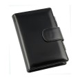 Agenda giornaliera tascabile 2026 similpelle chiusura bottone 11x17cm tasca porta penna nero 1