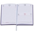 Agenda giornaliera tascabile 2026 similpelle chiusura bottone 11x17cm tasca porta penna nero 3
