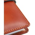 Agenda giornaliera settimanale tascabile 2026 similpelle chiusura bottone 11x17cm tasca porta penna marrone 5