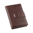 Agenda giornaliera tascabile 2026 similpelle chiusura bottone 11x17cm tasca testa di moro 5
