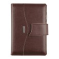 Agenda giornaliera tascabile 2026 similpelle chiusura bottone 11x17cm tasca testa di moro 6