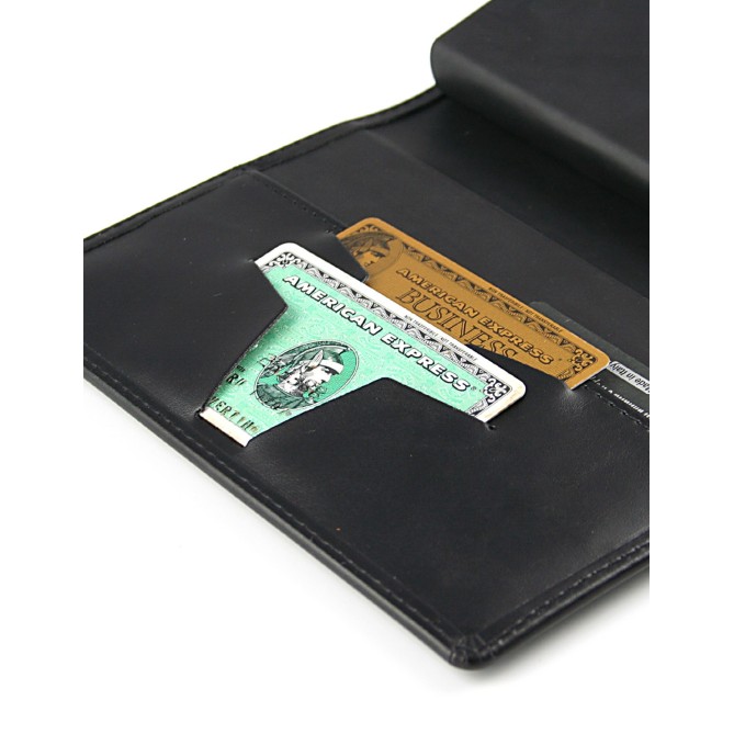 Agenda giornaliera settimanale tascabile 2026 similpelle chiusura bottone 11x17cm tasca porta penna multilingua nero 3