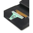 Agenda giornaliera settimanale tascabile 2026 similpelle chiusura bottone 11x17cm tasca porta penna multilingua nero 3