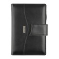 Agenda giornaliera settimanale tascabile 2026 similpelle chiusura bottone 11x17cm tasca porta penna multilingua nero 5