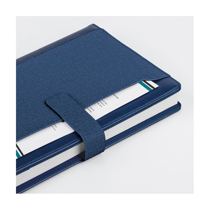 Agenda giornaliera settimanale 2026 sintetico chiusura calamita 15x21cm A5 17x24cm porta penna 5