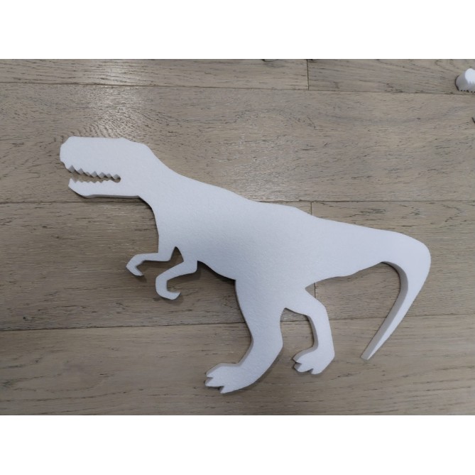 4 forme dinosauri in polistirolo MAXI per festa , arredo vetrinae compleanni 8