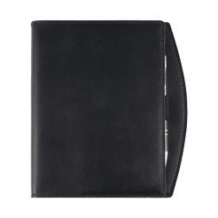 Agenda giornaliera 2026 in similpelle DESK made in italy nero 15x21cm A5 3 2