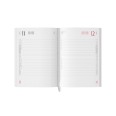 Agenda giornaliera 2026 in similpelle DESK made in italy nero 15x21cm A5 6
