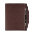 Agenda giornaliera 2026 in similpelle DESK made in italy marrone 15x21cm A5 2