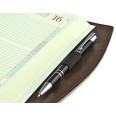 Agenda giornaliera 2026 in similpelle DESK made in italy marrone 15x21cm A5 4
