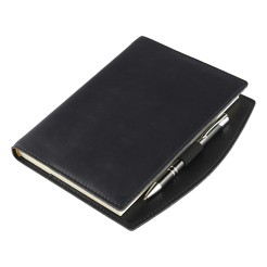 Agenda giornaliera 2026 in similpelle DESK made in italy nero 17x24cm 3