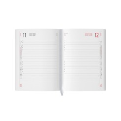 Agenda giornaliera 2026 in similpelle DESK made in italy marrone 17x24cm 3 2