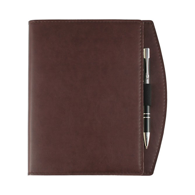 Agenda giornaliera 2026 in similpelle DESK made in italy marrone 17x24cm 2