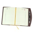 Agenda giornaliera 2026 in similpelle DESK made in italy marrone 17x24cm 5