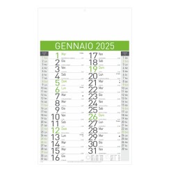 Calendario Olandese Da Parete Light 2 Pezzi - 28,8x47 1 2