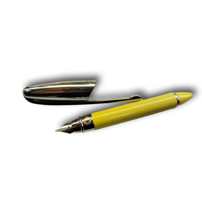 Penna Smart fortwo  STILOGRAFICA Colore giallo Con Astuccio Regalo in alluminio 1